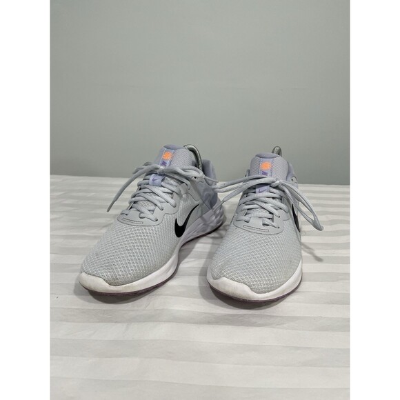 Nike Womens Revolution 6 Size 8 Grey Purple Running Shoes Sneakers DC3729-004 - Picture 2 of 10